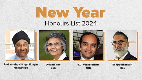 British Indian medics, community champions on King Charles 2024 Honours list