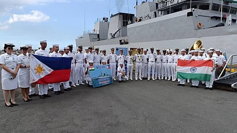 Indian warship docks in Manila for maritime exercise