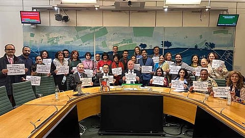 British Hindus celebrate historic recital of holy scripture in Parliament building