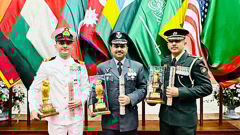 Indian armed forces officers awarded Golden Owl in Sri Lanka