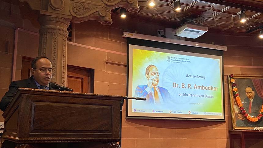 Architect of Indian Constitution Dr Ambedkar commemorated in London