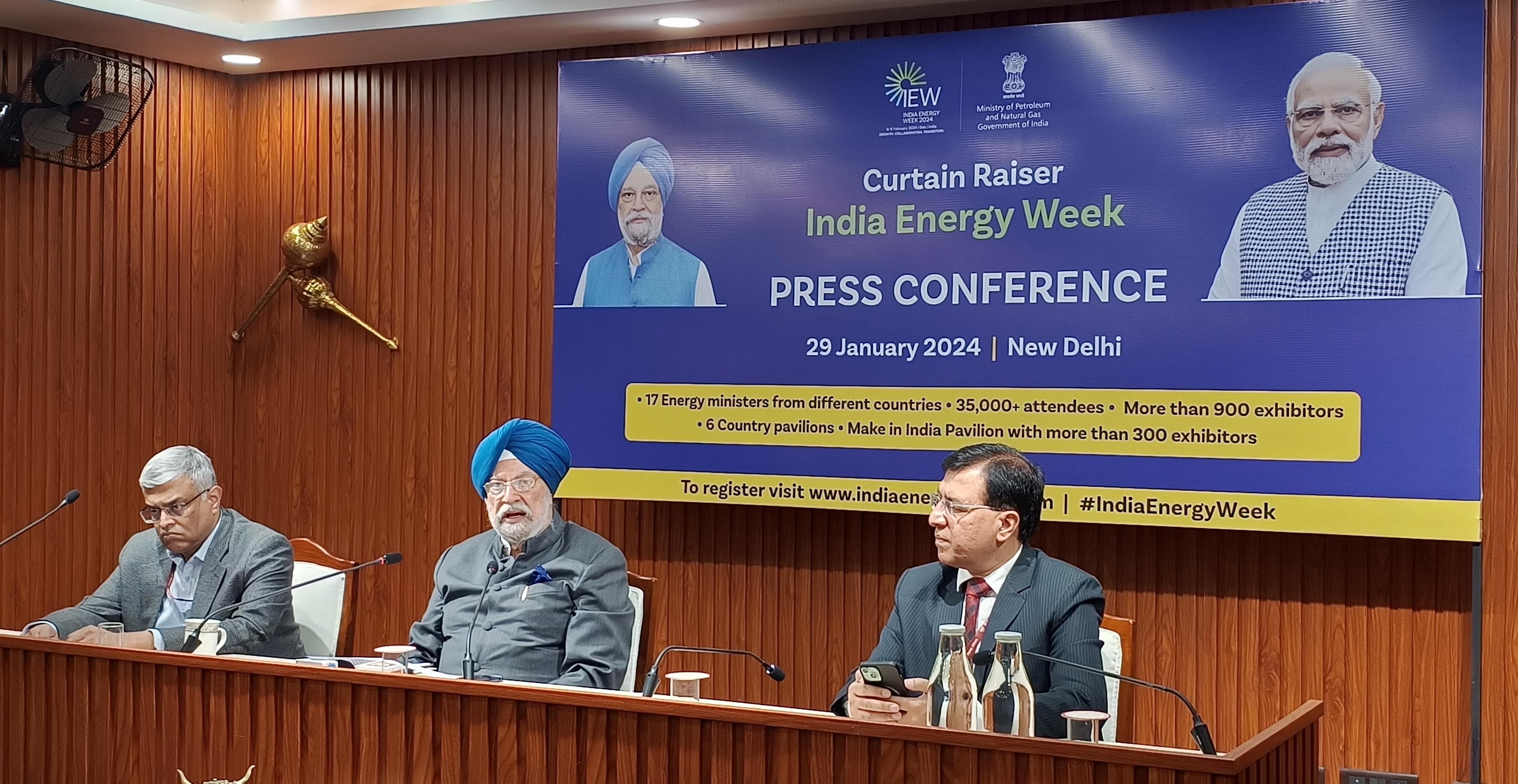Energy ministers from 17 countries partake in India Energy Week 2024
