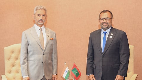 EAM Jaishankar meets Maldivian counterpart amid diplomatic row