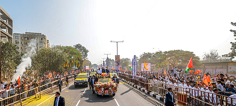 Indian PM Modi marks National Youth Day in Nashik