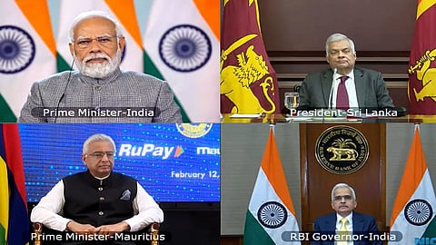 Indian PM Modi launches UPI in Sri Lanka, Mauritius