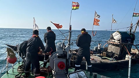 Indian Coast Guard rescues fishing boat crew off Gujarat coast