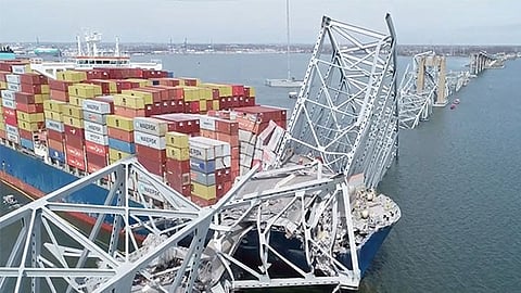 US President hails Indian crew actions in Baltimore bridge collapse