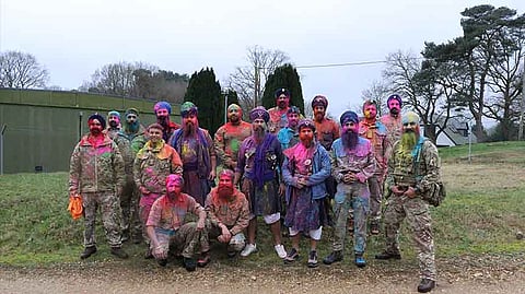 UK’s Defence Sikh Network celebrates colourful Holla Mohalla military festival