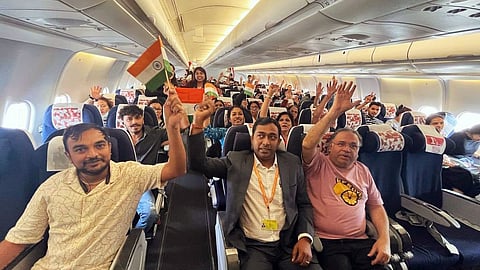 Indian students thank embassy in Israel for safe flights out