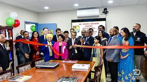 India's Consul General opens library at Kerala Centre in New York