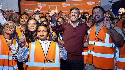 UK PM Rishi Sunak volunteers for Go Dharmic’s ‘Feed Everyone’ sewa