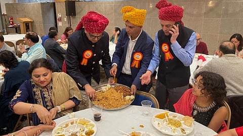 Overseas Friends of Ram Mandir distribute laddoos globally
