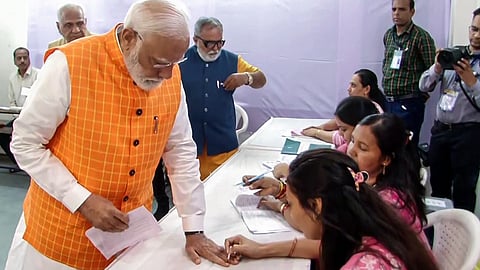 India's elections example for world: PM Modi after casting vote