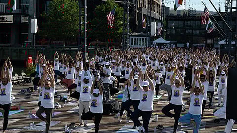 Indian Embassy in Washington marks International Day of Yoga