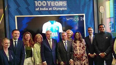 Indian Ambassador opens Olympics exhibition in Paris