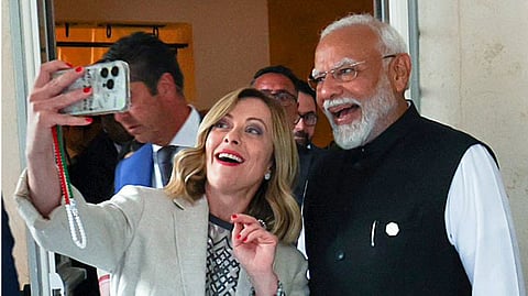 'Melodi' moment goes viral again as Italian PM Meloni clicks selfie with Modi