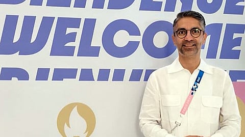 India's Bindra carries Olympic flame as Paris Games begin