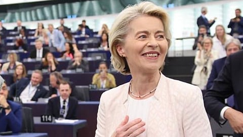 Indian PM congratulates re-elected European Commission chief