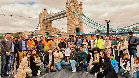 Grand diaspora welcome for Indian Ecowheeler’s 450-day cycling mission