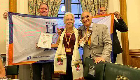 The Hope Foundation’s Maura Lennon and Reza Beyad