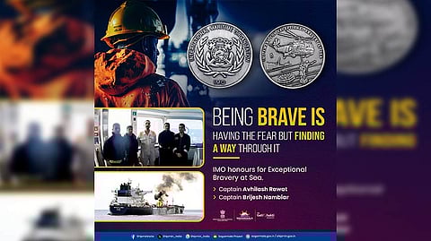 Indian captain, crew win maritime award for extraordinary courage in Red Sea rescue