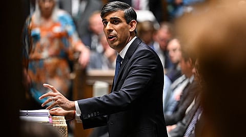 Rishi Sunak sets gracious tone as interim UK Opposition Leader