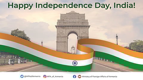 Independence Day wishes from around the world for India