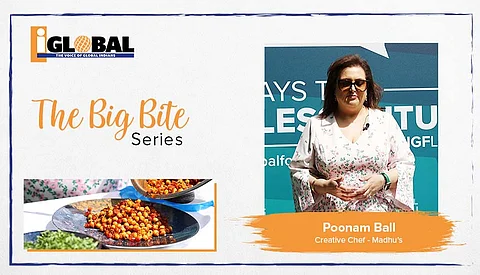 Chana chaat twist with Poonam Ball’s tangy Chickpea & Burrata Salad