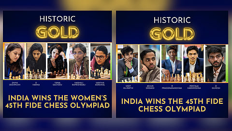 India clinches double gold at Chess Olympiad in Budapest