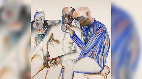 Renowned Indian artist Bhupen Khakhar’s ‘Dentist’ set for London auction debut