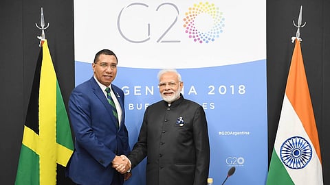 Jamaican PM Holness embarks on first-ever visit to India