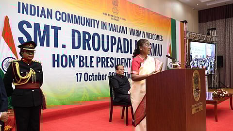 President Murmu hails living link of Indian community in Malawi
