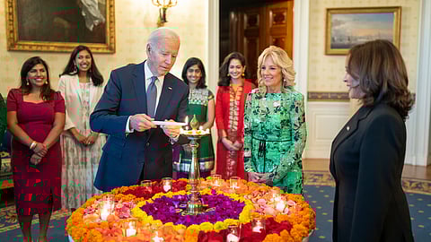 Bidens celebrate final Diwali in office at White House