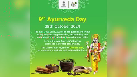Indian PM Modi leads Ayurveda Day greetings on Dhanteras