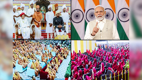 Indian PM leads Shree Swaminarayan Mandir anniversary
