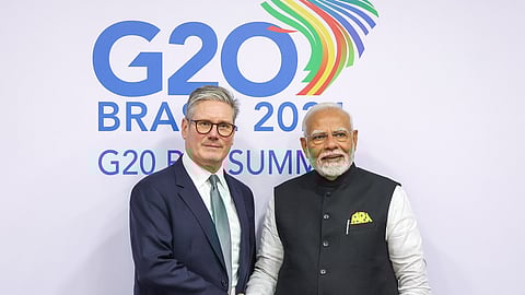 Indian PM raises economic offenders issue at UK PM meeting