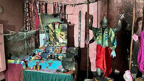 Idols burnt in Hindu temple attack in Bangladesh, complaint filed