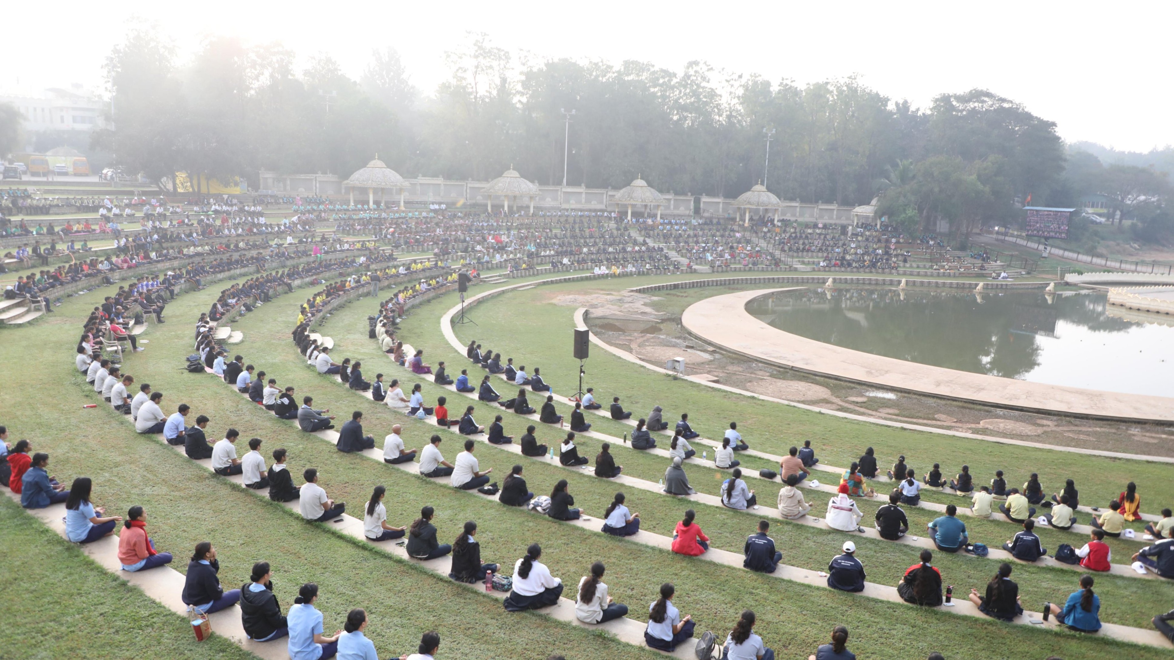 World Meditation Day breaks record with largest meditation gathering
