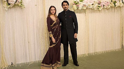 Aditi Rao Hydari with husband Siddharth