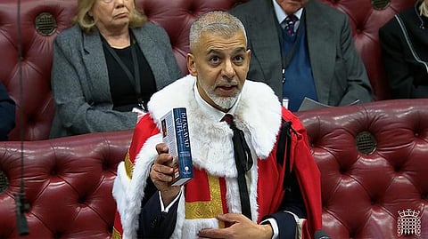 Lord Krish Raval OBE; Image courtesy: House of Lords, UK