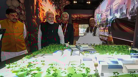PM Modi coins Textile, Tourism, Tech as India's growth mantra