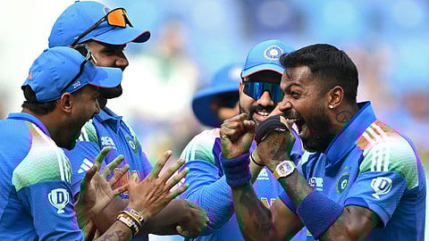 Euphoric cricket fans celebrate Team India win over Pakistan