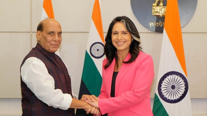 Direct dialogue happening at the top: Tulsi Gabbard on tariff war