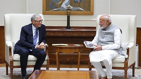PM Modi, Bill Gates meet ahead of AI, tech MoUs with Gates Foundation