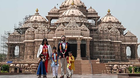 Great credit to India: US VP begins Delhi visit at Swaminarayan Akshardham Temple