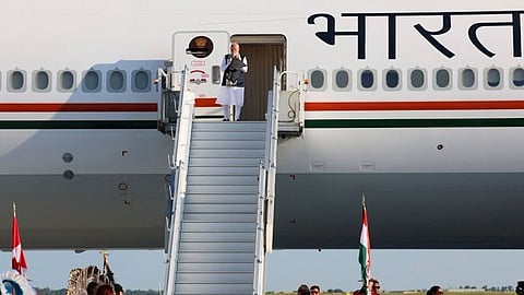 Indian PM Modi arrives at G7 Summit in Canada