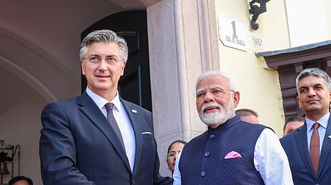 Indian PM holds wide-ranging talks with Croatian counterpart