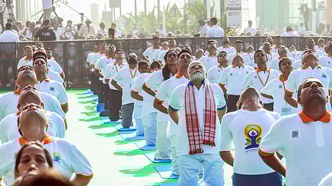 Inner peace as global policy is Indian PM's Yoga Day message