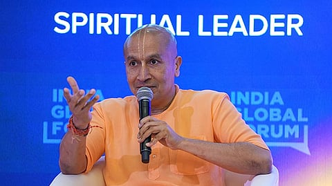 Spiritual leader Gauranga Das mesmerises IGF London with simple de-stress mantras on path to wellbeing