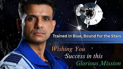 Captain Shukla takes off on Axiom-4 space mission